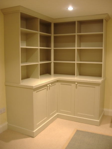 Fitted shelving units